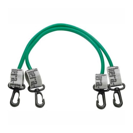 Fabrication Enterprises Thera-Band Exercise Station Accessory, 24" Green Tubing with Connectors, 1 Pair 10-1585